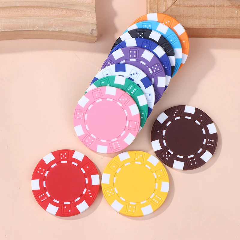 

SY 10Pcs new Casino Texas Hold'em Poker Metal Coins 11.5g Chips ABS Plastic Poker Chips Poker Game Chip Set Accessories