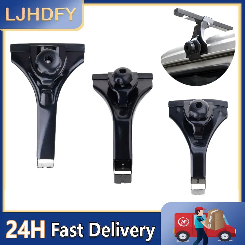 Car Roof Rack Rain Gutter Clamp Mounting Feet.Universal Roof Rack Cross Bar Brackets for Luggage Cargo Carrier