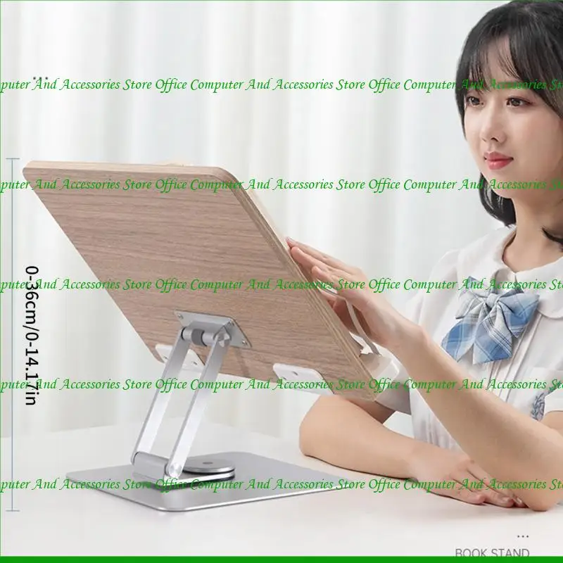 

U55C Adjustable Book Stand Reading Stand Foldable Book Tablets Holder Laptop Bracket