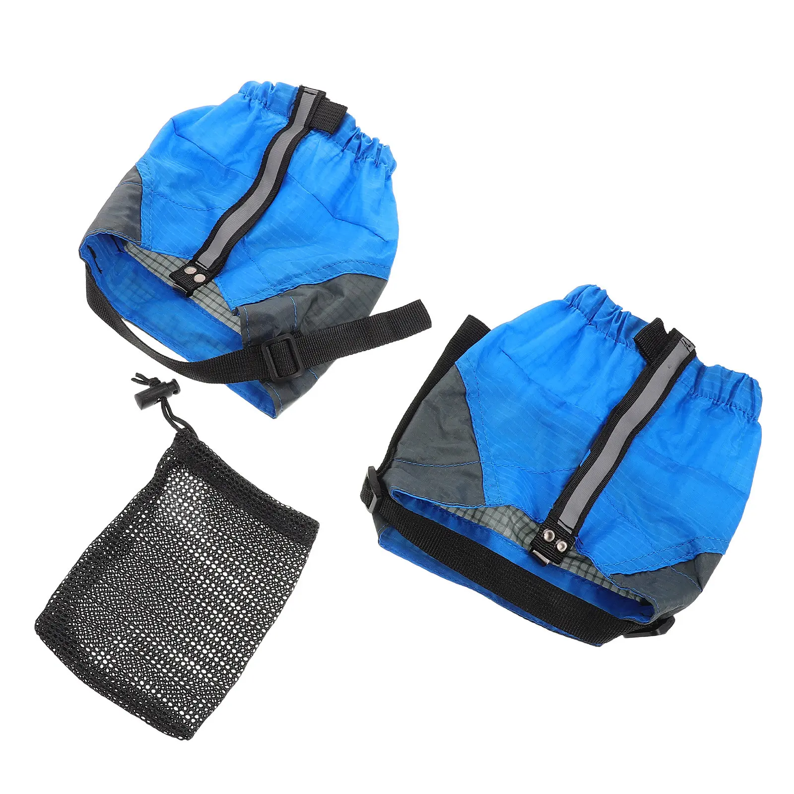 1Pair Outdoor Sandproof Snowproof Hiking Gaiters Breathable Polyester Leg Protectors for Men Women Running Hunting