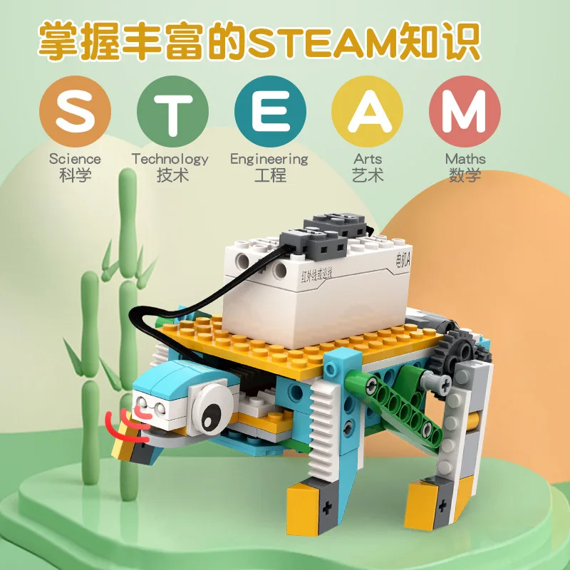 Build & Imagine Robot Building Blocks - STEM-Compatible DIY Model Kit, Transformative Robotics Toy for Kids' Creative Adventures