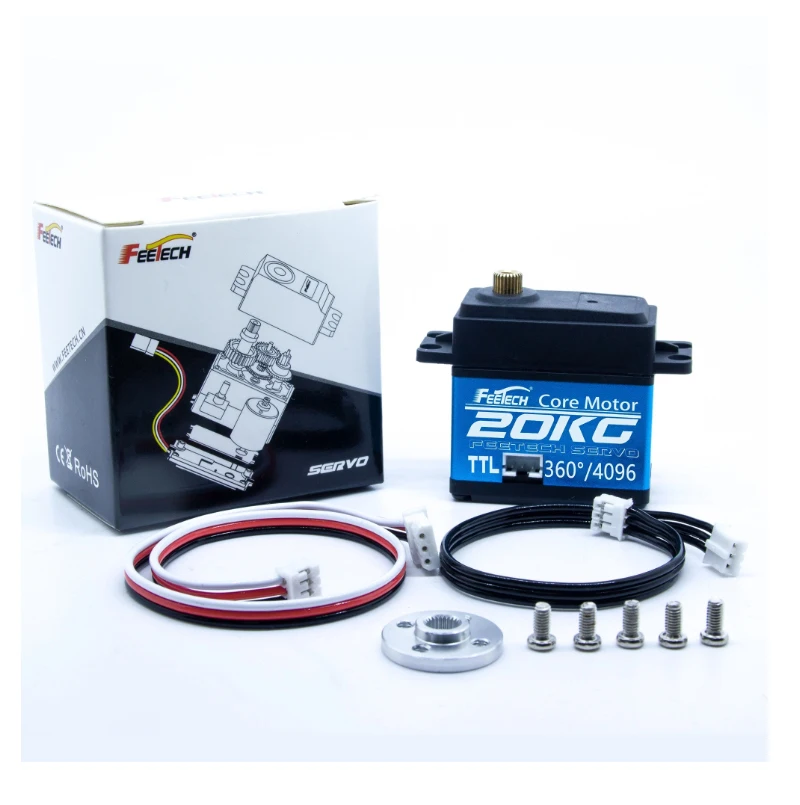 20KG High Feedback Robot Servo Metal Gear TTL Serial Bus Bionic Robots Arm Hexapod DIY RC Airplane Parts Toy