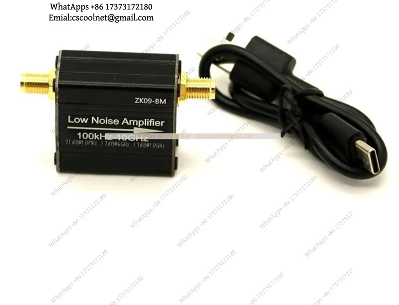 LNA RF Power Preamplifier Module 100KHz-6GHz/10GHz 20dB High Gain Low Noise Amplifier