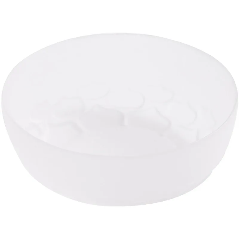 

Japanese frosted glass bowl, living room household fruit plate, high-value salad bowl, high-end tableware, ice powder bowl