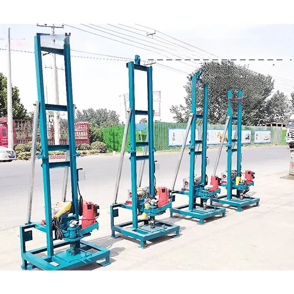 

Hot items in the store Small electric foldable gantry water well drilling rig