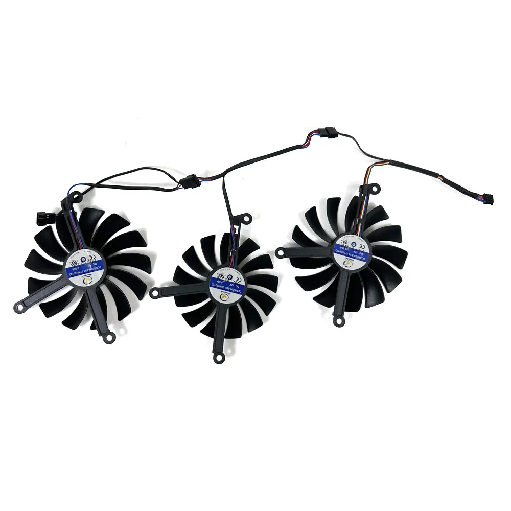 Ventilador de refrigeración para tarjeta de vídeo, dispositivo para XFX Speedster MERC 319 AMD Radeon RX 6800 6900XT 6800XT GPU 95MM CF1015U12D 87MM CF9015U12D, nuevo