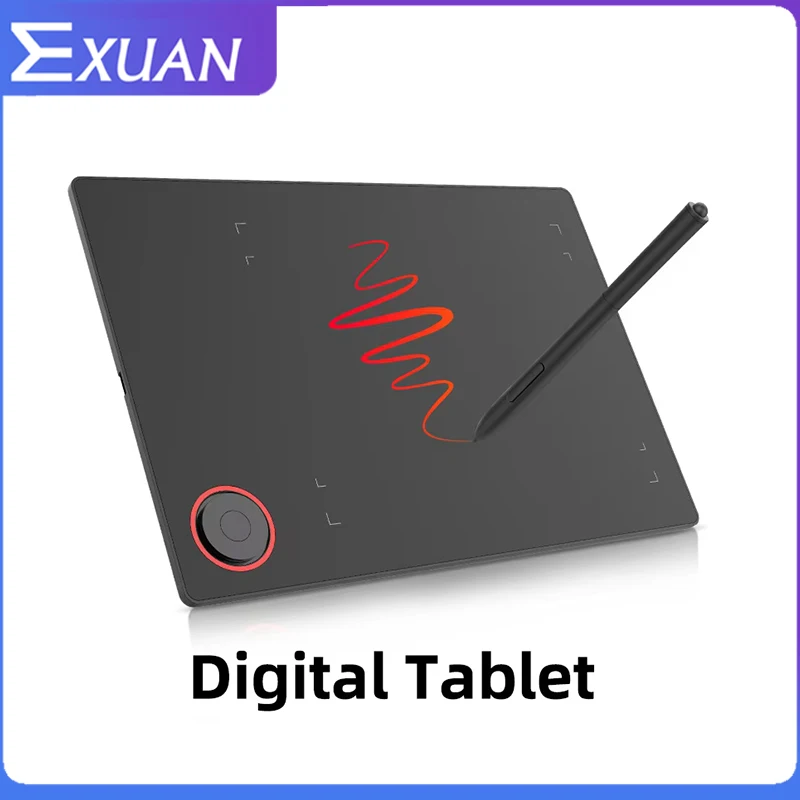 T608 Digital Board Computer Drawing Board Electronic Drawing Board Connected To The Cell Phone 5080lpi Hand Drawing Board