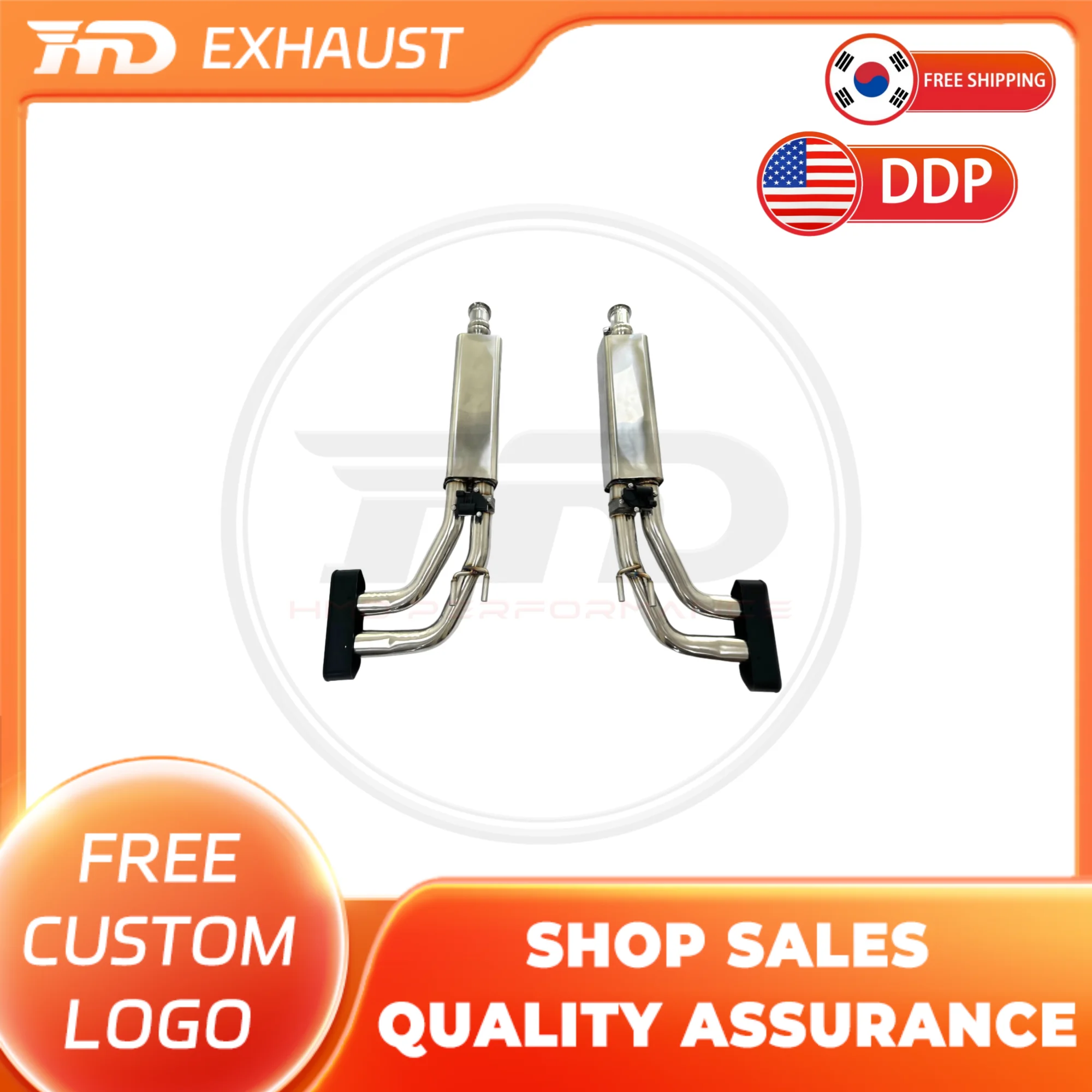 

HMD Hot sale High Performance Catback for Mercedrs BENZ AMG G63 W464 Stainless Steel Electronic Valve Muffler Exhaust System