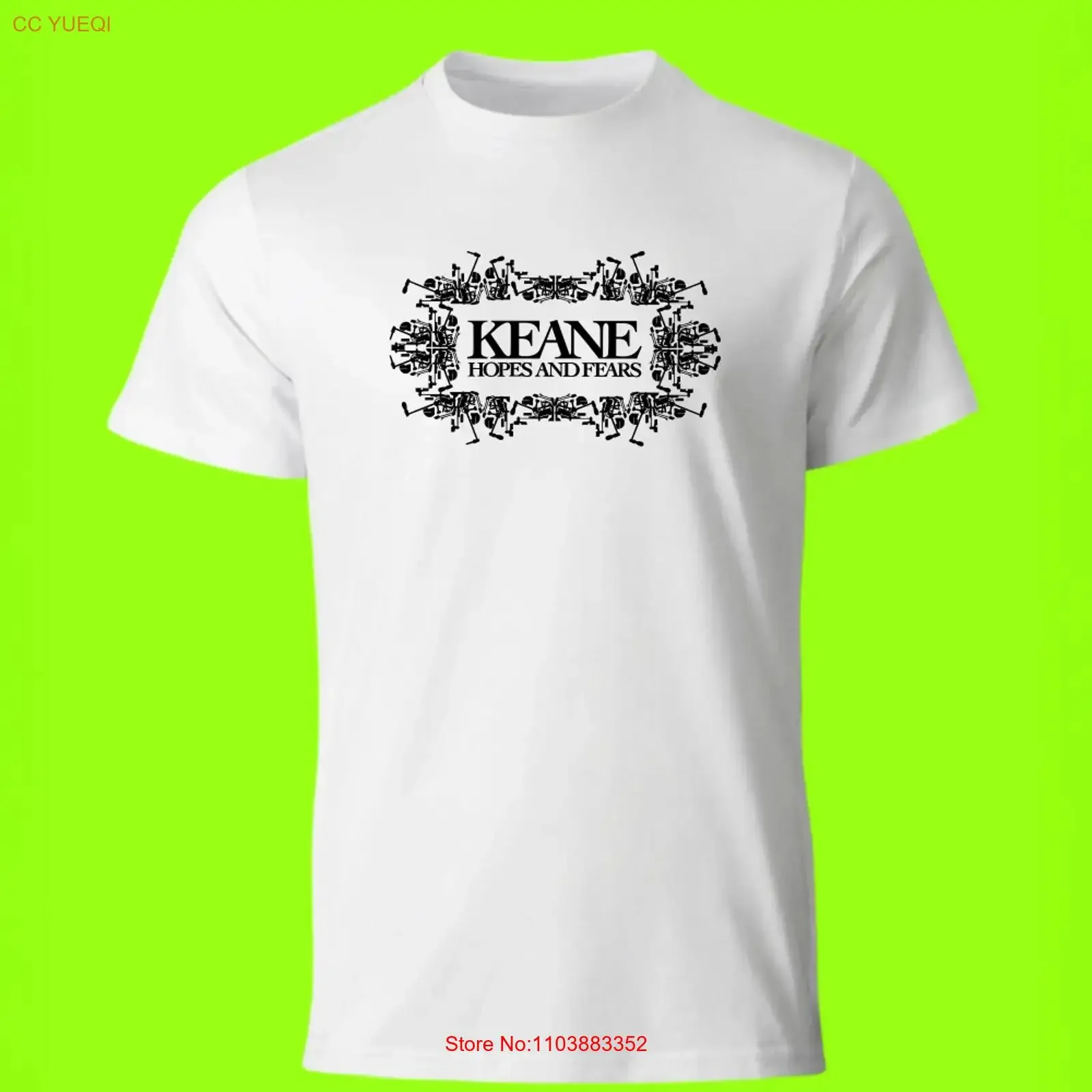 Camiseta Keane Indie Rock Britpop Music Band, estilo vintage de los años 90, versátil, ligeramente cómoda, con gráficos, ropa informal de diseñador