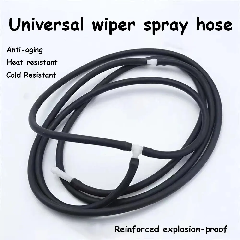 2M Car Windshield Wipers Washer Hose Automotive Car Wiper Blade Pipe Windshield Jet Spray