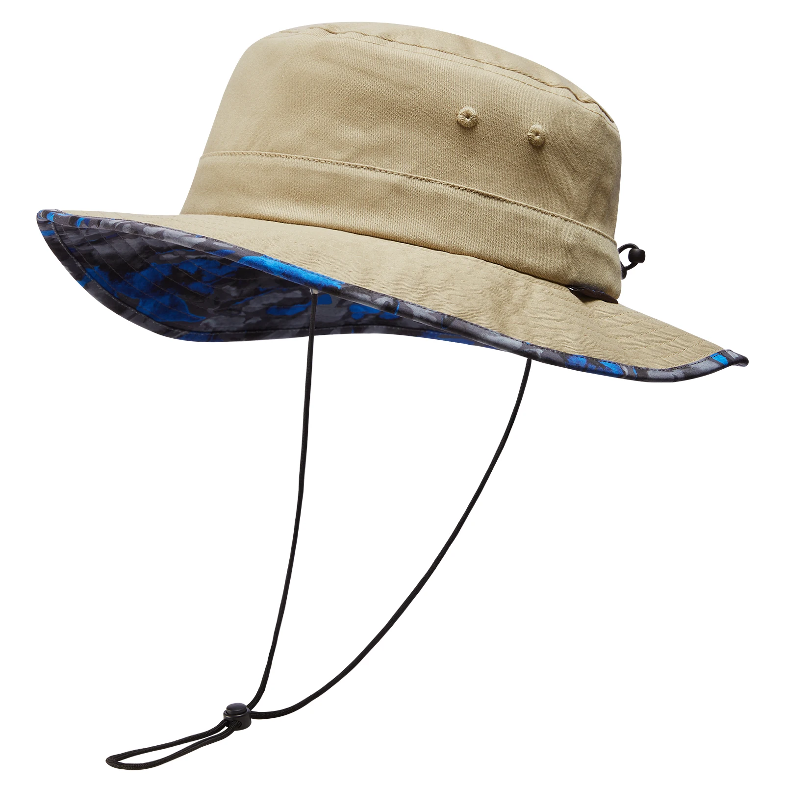 UPF 50+ Foldable Sun Hat Patterned Under Brim Bucket Hats for Summer Hiking Fishing Beach Safari Men Women