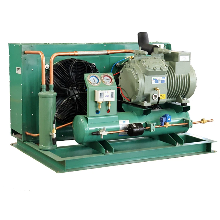 5HP Refrigeration air Conditioner Freezer Split Ice Block Evaporative Cold Room Freezer System Heat Exchange Condensing Unit