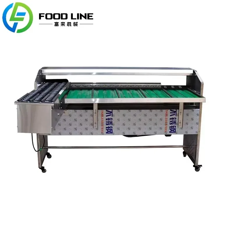 آلة تصنيف البيض الأوتوماتيكية، فارز الوزن والحجم التجاري لمزرعة الدواجن وأعمال تعبئة البيض