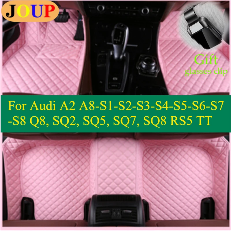 

For Audi A2 A8-S1-S2-S3-S4-S5-S6-S7-S8 Q8, SQ2, SQ5, SQ7, SQ8 RS5 TT Car Foot Mats Left /Right Hand Drive
