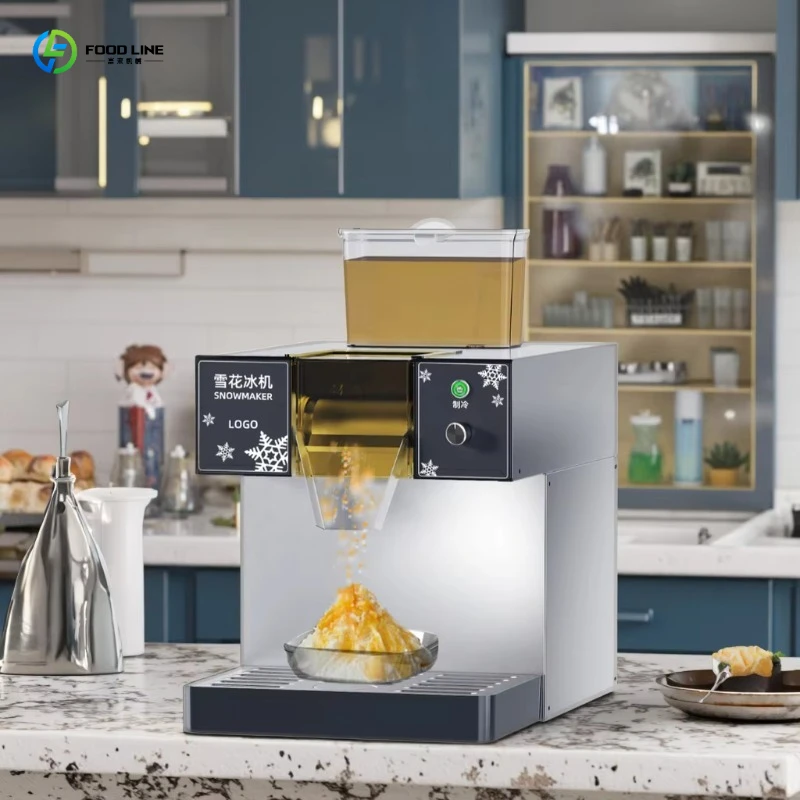 FL Commercial Snowflake Ice Shaver Bingsu Dessert Making Equipment for Shop Cafe Store Business Use Tool