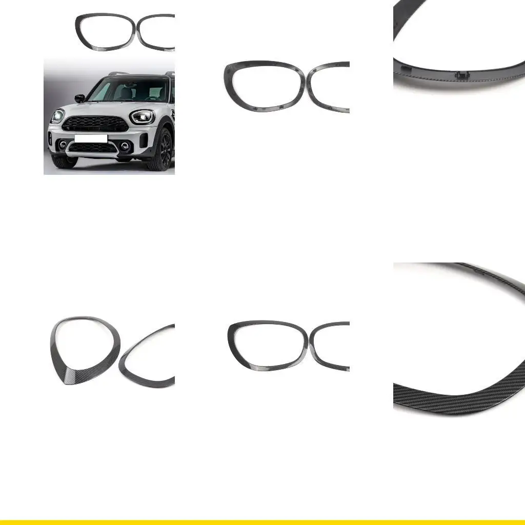 

SZCH Auto Bumper Lower Side Fog Light Surround Grilles Trim 51137388117, 51137388118