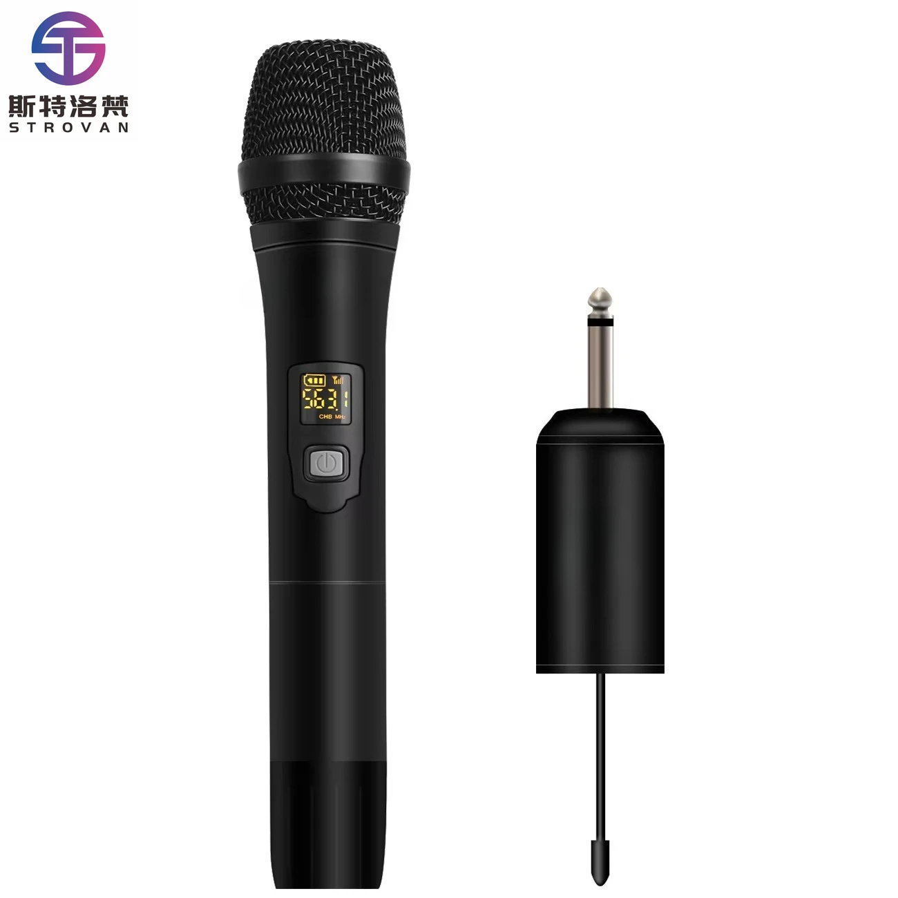 

Professional Uhf Wireless Microphone Portable Dynamic Karaoke Singing Room Meeting Handheld Wireless Microphone