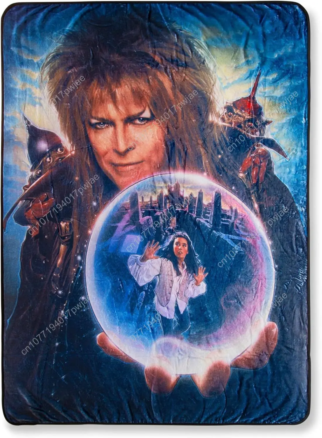 

Labyrinth Movie Poster Fleece Throw Blanket | Plush Soft Polyester Cover for Sofa and Bed, Cozy Home Decor, Luxury Room Essentia