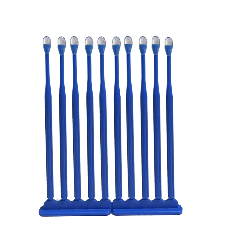 20pcs/bag Dental Applicator Sticks Adhesive Tip for Tooth Crown Porcelain Veneer Disposable Dental Materials Brush Applicator