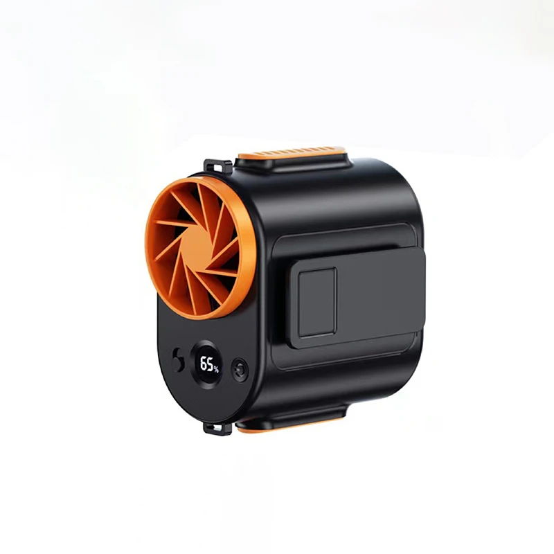 휴대용 충전식 허리 또는 목에 거는 팬, 야외 라이딩 등반 작업용, 10000mah, 3S 고속 냉각 팬, 여름