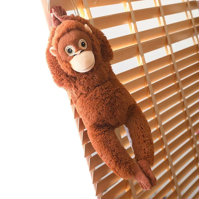 

66cm Cartoon Gorilla Plush Toy Chimpanzees Monkey Soft Stuffed Doll Backpack Car Bag Room Decor Fans Gift
