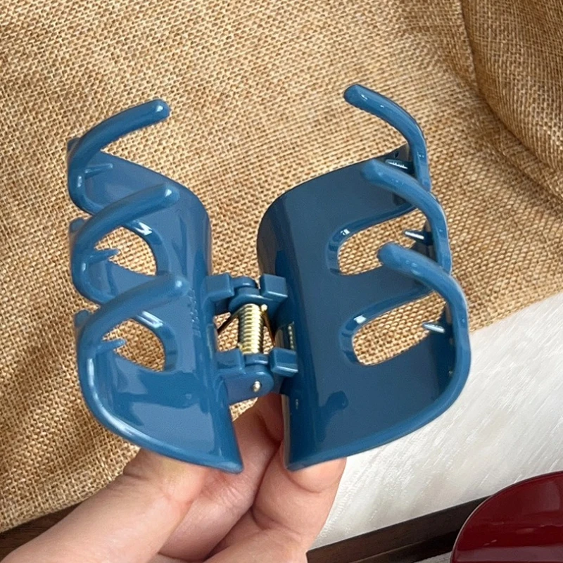 Модные французские заколки для волос, элегантные ретро-заколки в виде краба и акулы, ацетатные высокие держатели для хвоста Крабики Для Волос Заколка Для Волос