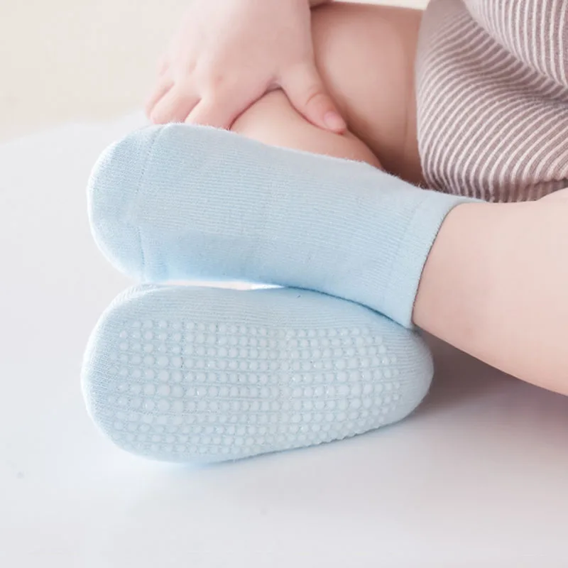 6 Paar rutschfeste Kindersocken für Kinder, Jungen, Mädchen, Baby, Innenbereich, Bodensocken, Kleinkinder, Laufen lernen, Söckchen – Detail 7