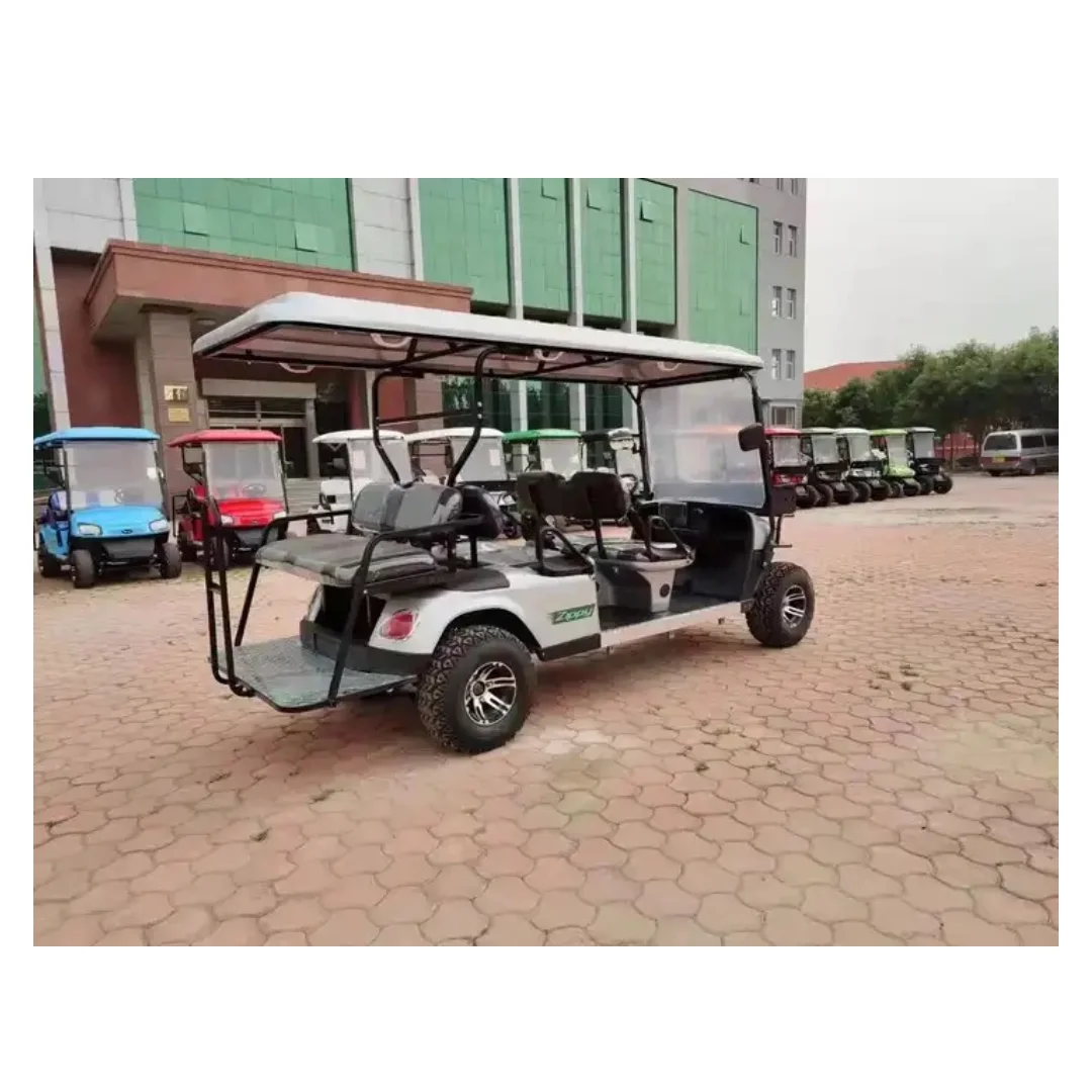 6 Person 72v Electric Lifted Golf Cart Off Road Buggy With Lithium Battery From US Supplier