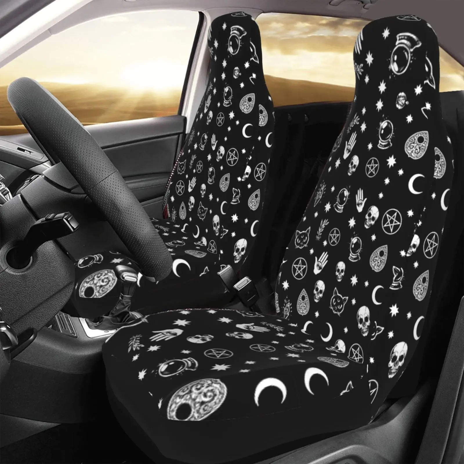 Funda Para Asiento Coche Con Flor Cerezo Funda Protectora Antiincrustante Y Práctica Estilo Único 2 Uds Tipo Universa
