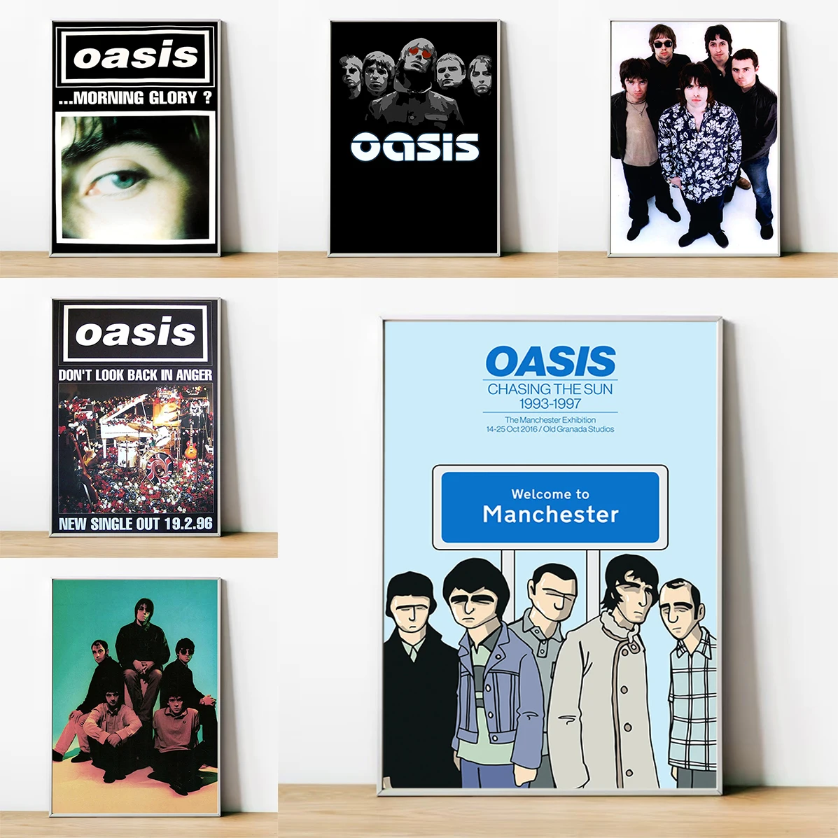 T-The Rain Rock Band O-Oasis Poster Gaming Room Decoration Posters for Wall Art Painting on Canvas Home Decorations Print Decor