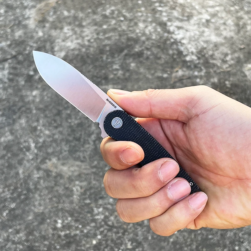 Складной нож SHOOZIZ D2, сталь G10, метр, ручка Kata, складной нож, уличный карманный нож EDC HAN309