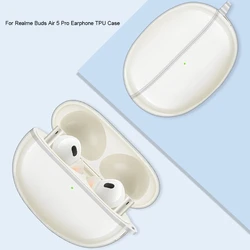 Headphone Protective Case Suitable For Realme Buds Air 5 Pro Cover Shockproof Shell Washable Housing Anti Dust Soft TPU Sleeve