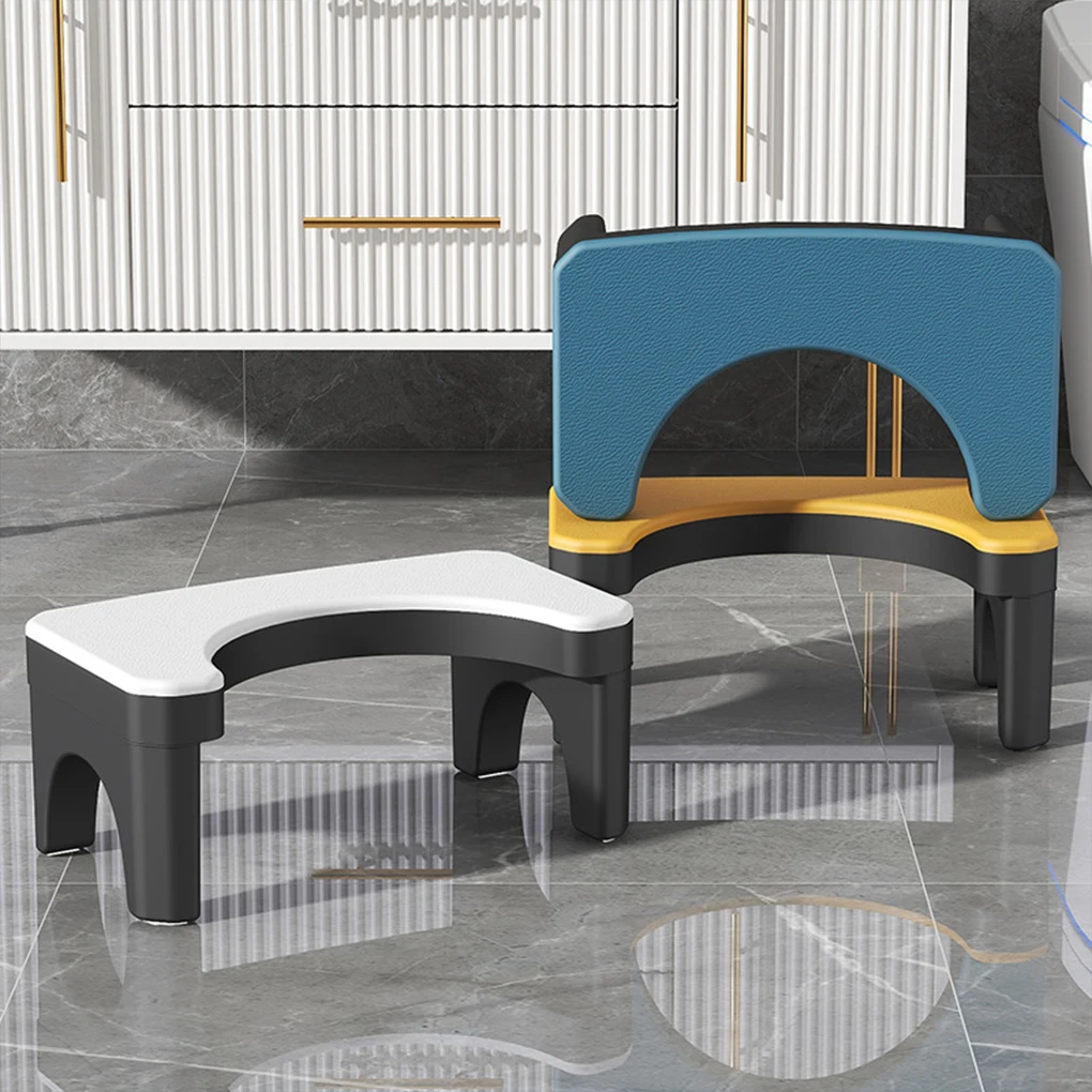 Toilet Squat Stool Non-slip Toilet Seat Stool Portable Squat Stool Home Adult Bathroom Step Stool accessories