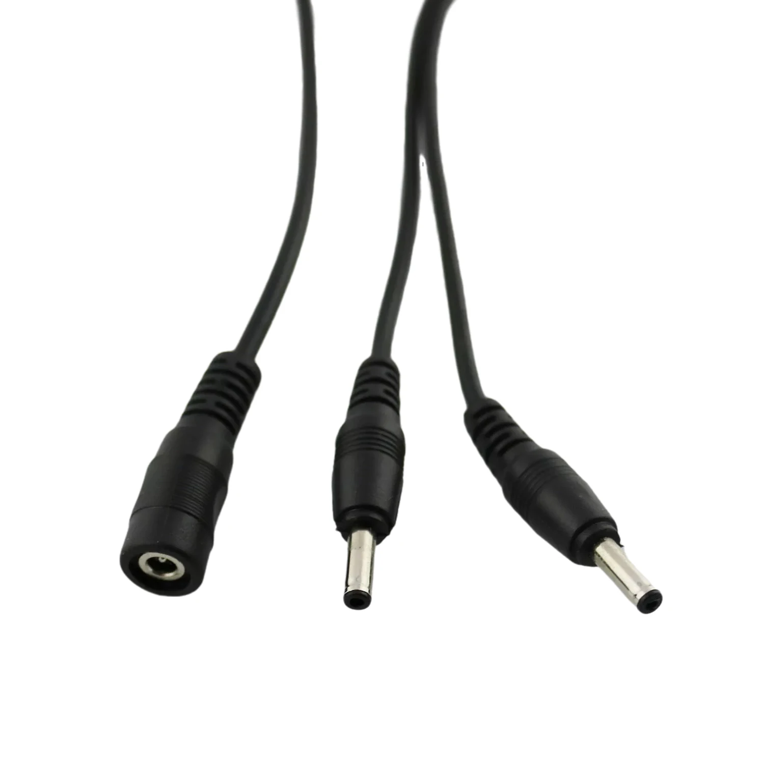 1pc 3.5mm x 1.35mm Female to 2 Dual Male DC Power Splitter Adapter Cord Cable CCTV Security Camera DVR HDVD LED Strip Light