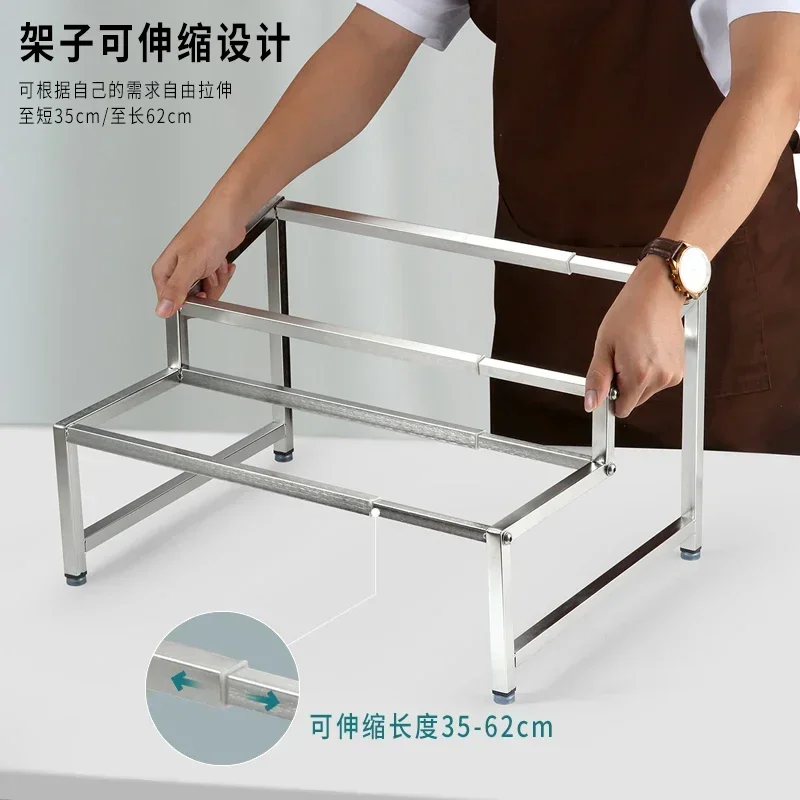Stainless steel seasoning box combination set Commercial self-service sauce table Kitchen seasoning