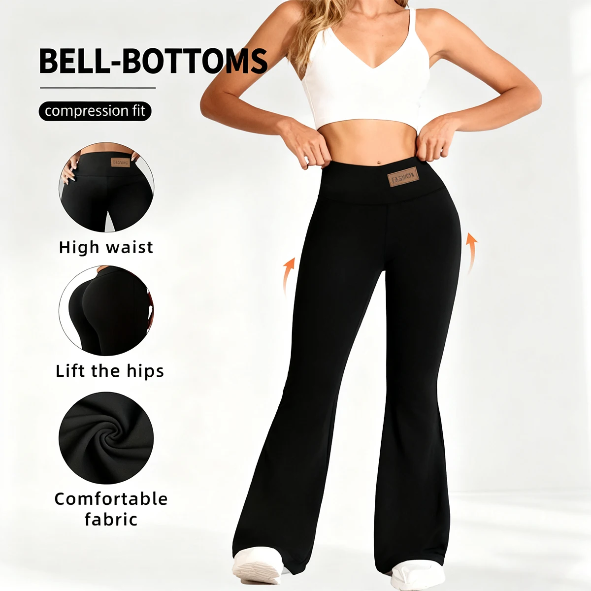 Women's Tight Leggings Pants Soft Stretch Quick Dry Breathable Gym Running Leisure Sports Wear Solid Colors Wide Leg Leggings