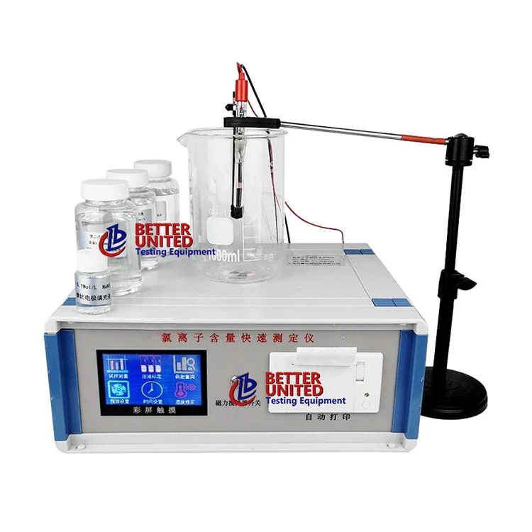 Concrete Chloride Ion Content Meter Rapid Chloride Tester