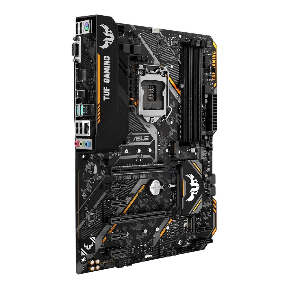 ASUS TUF B360-PRO GAMING WIFI Motherboard Intel B360 LGA 1151 DDR4 64GB ATX support Core i3-8100 8600 9400F 8700  9900 9100 9700