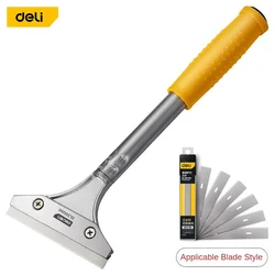 Deli-Grattoir à papier peint en acier inoxydable avec lame, outils de livres ménagers, dissolvant de peinture, carreaux, sol, 600mm, bonne qualité, nouveau