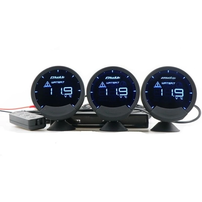 Multi-function LCD display for car modification meters
