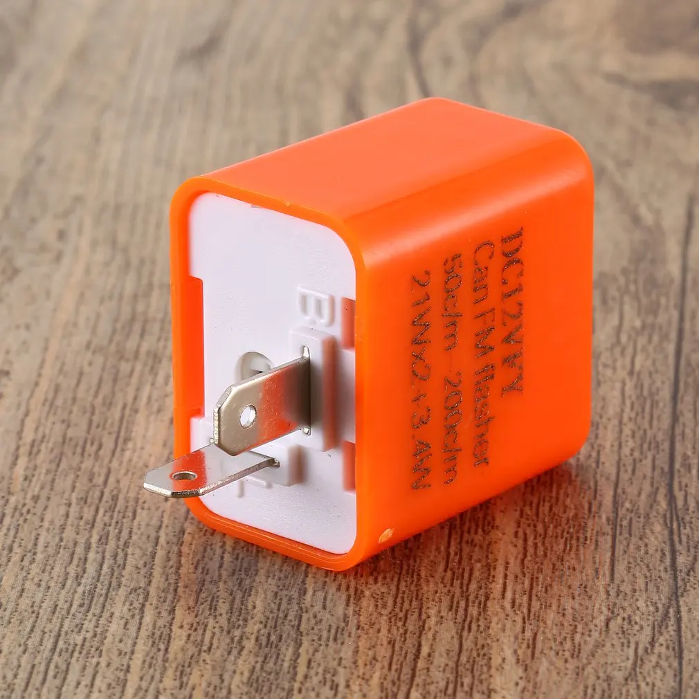 12V 2 Pin Motorrad Blinker Einstellbare LED Blinker Blinker Anzeige High Power Hyper Blinkt Durable Licht-Relais