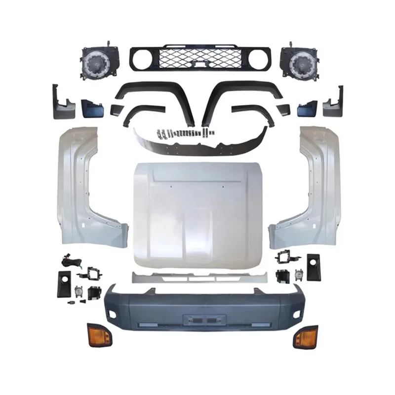 

Old to New Upgrade Bodykit for Toyota Land Cruiser LC71/76/78/79 FJ79 FJ76 2024 Conversion Kit Grille Head Lamp Body Kit