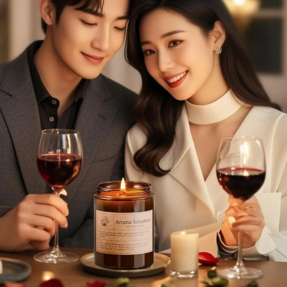 

Бездымная ароматическая ароматическая свеча ручной работы из соевого воска, украшение для вечеринки, стекло, фестиваль, день рождения, домашняя чашка, подарочные свечи Weddi X8Z7