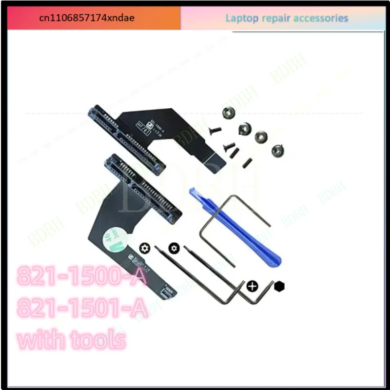 New Second Dual HDD Hard Drive SSD Flex Cable 821-1501-A 821-1500-A Set For Mac Mini A1347 2012 Year