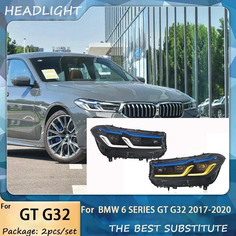 LED Headlight for BMW 6 SERIES GT G32 2017 2018 2019 2020 Headlight Upgrade LED Headlamp DRL Modified Headlight LED Car Light