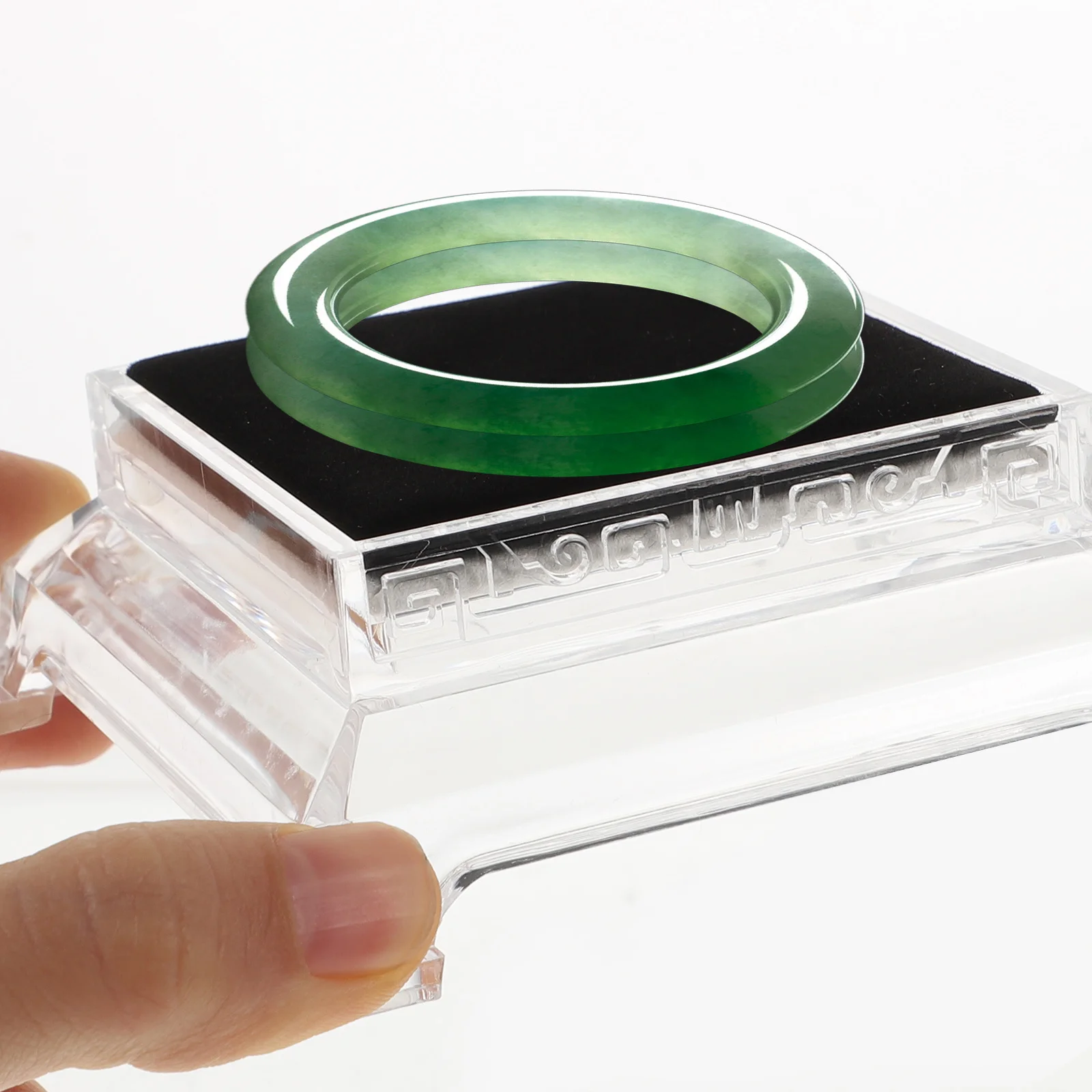 

6Pcs Clear Square Watch Display Stand Acrylic Bracelet Holder Jewelry Rack for Dressing Table Store Counters Watch Display Stand