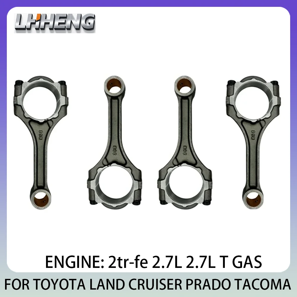 

4PCS Connecting Con Rod New Set Fit For TOYOTA LAND CRUISER PRADO TACOMA 2.7 L T GAS 1320179575 1320109672 132010C02083 03-15
