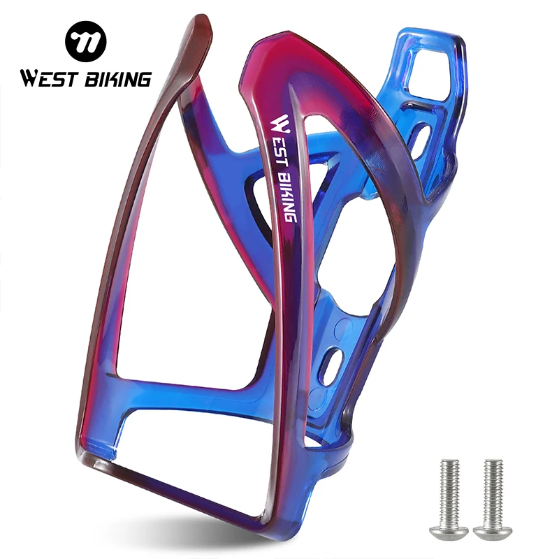 

WEST BIKING Bicycle Bottle Cages MTB Road Cycling Water Bottle Holder Colorful Lightweight Bottle Bracket Bicycle Accessory