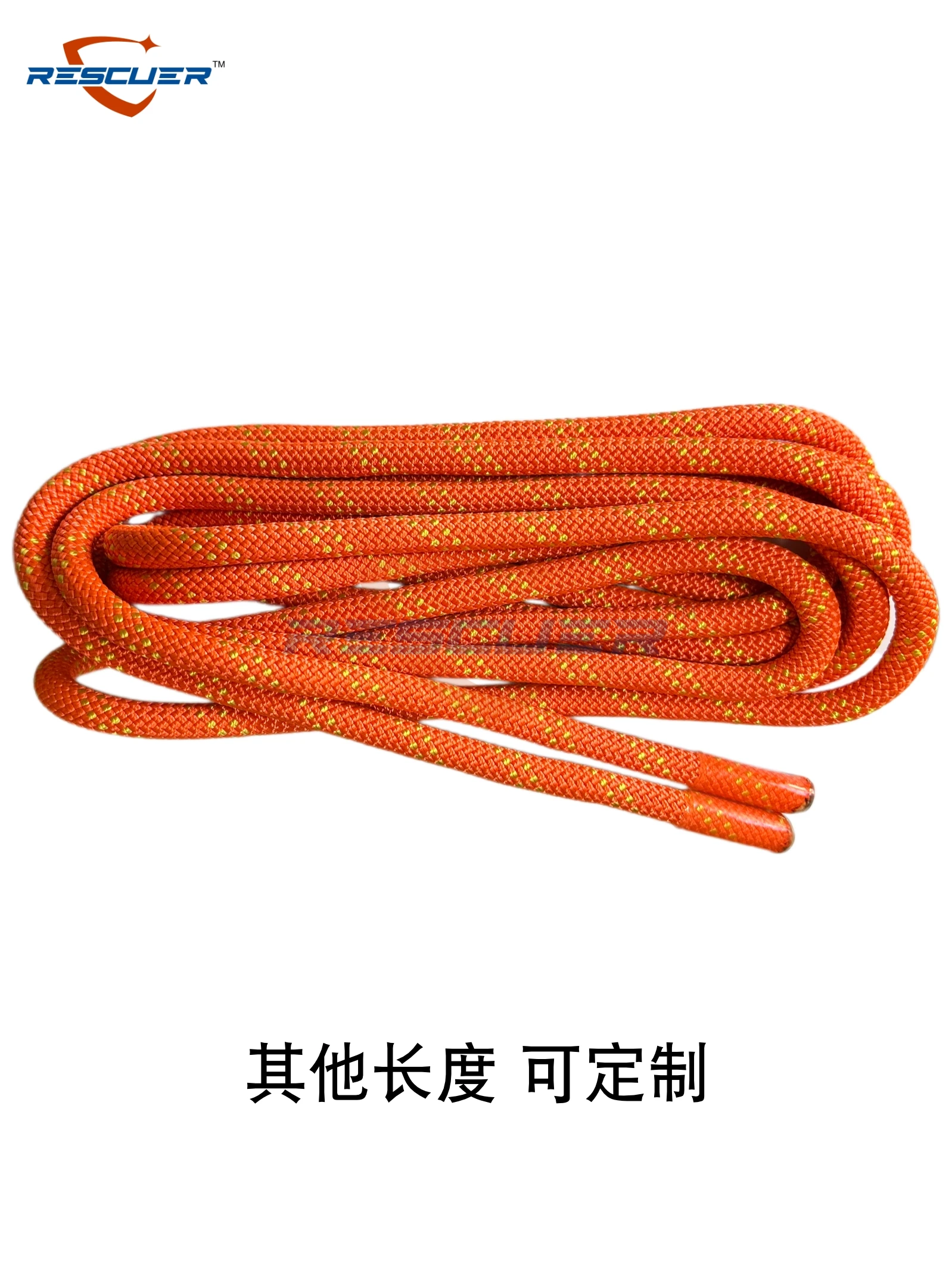 Soft 10.5 * 4.5 meters fire fighting knot rope, knot practice rope