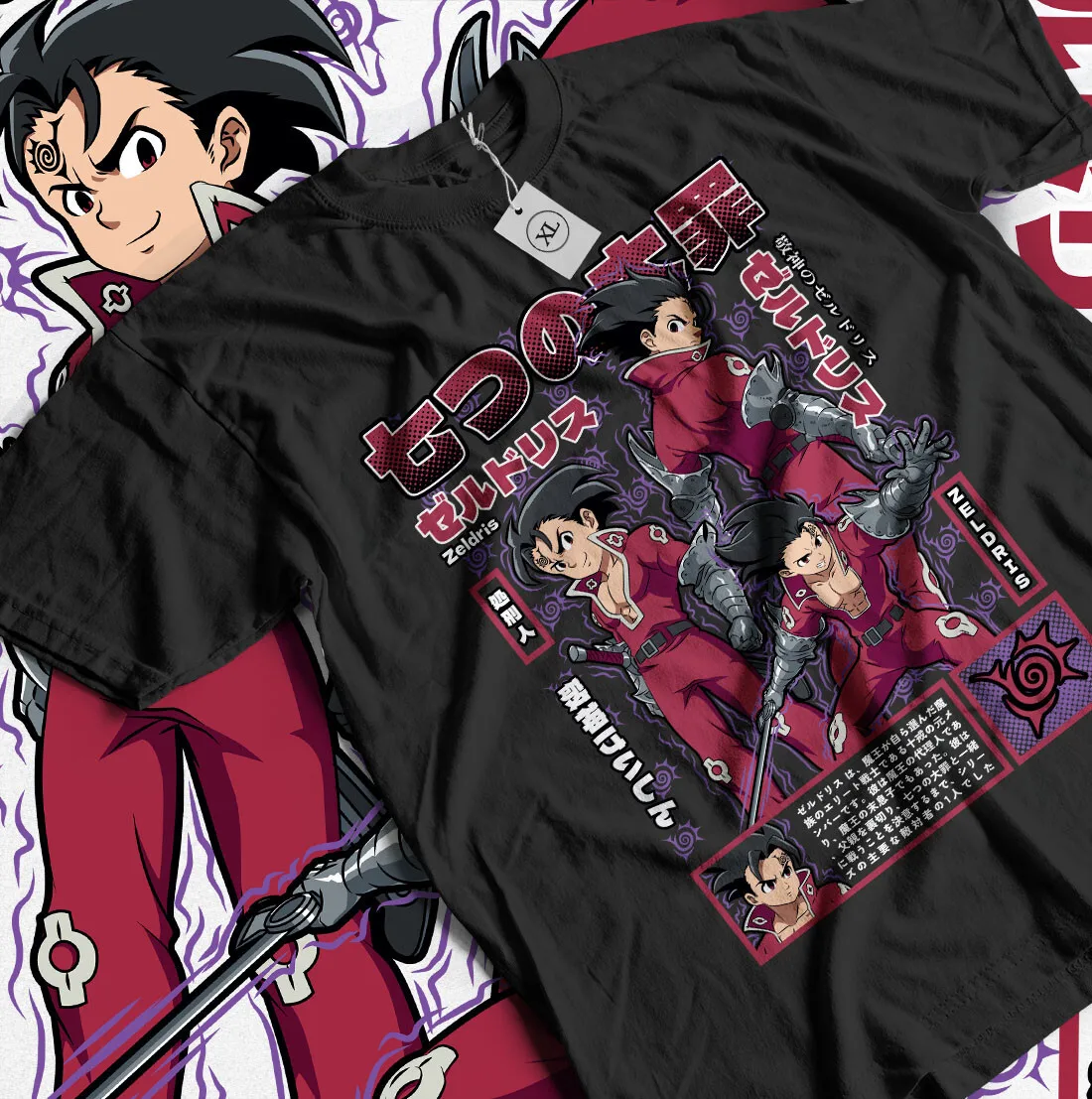 Футболка Escanor, футболка Sins, футболка с аниме, побег, лев греха гордости, аниме-рубашка Футболка Escanor, футболка Sins, футболка с аниме, побег, лев греха гордости, аниме-рубашка